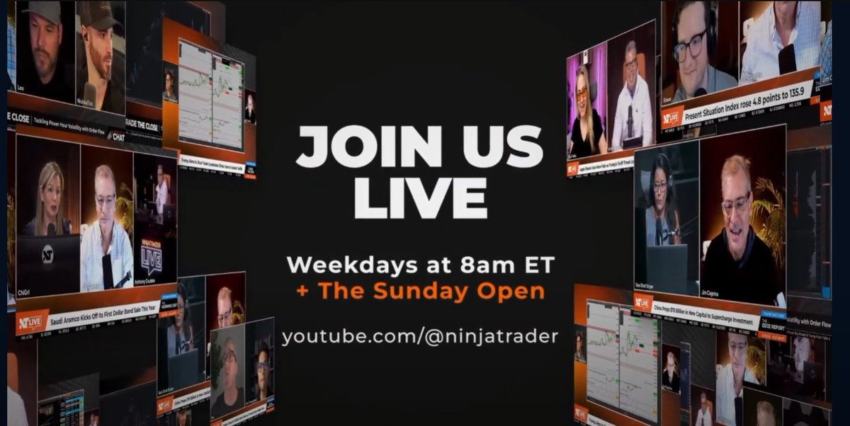 Trading_Boxes's tweet image. .@NinjaTrader sponsored this years @TraderLion_
amazing conference and had to tune in to see @paxtrader777 share what he does best!
Tune in every week to see us break the market down and find trading opportunities live!