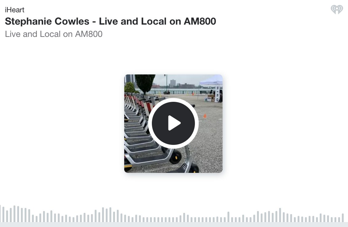 E-scooters are a hot topic this week, with updated Canadian injury data released by <a href="/CIHI_ICIS/">CIHI_ICIS</a> sparking lots of discussion. Our Director of Knowledge Translation, Stephanie Cowle, spoke with Kyle Horner on <a href="/AM800CKLW/">AM800 CKLW</a> about e-scooter injuries and considerations for parents: