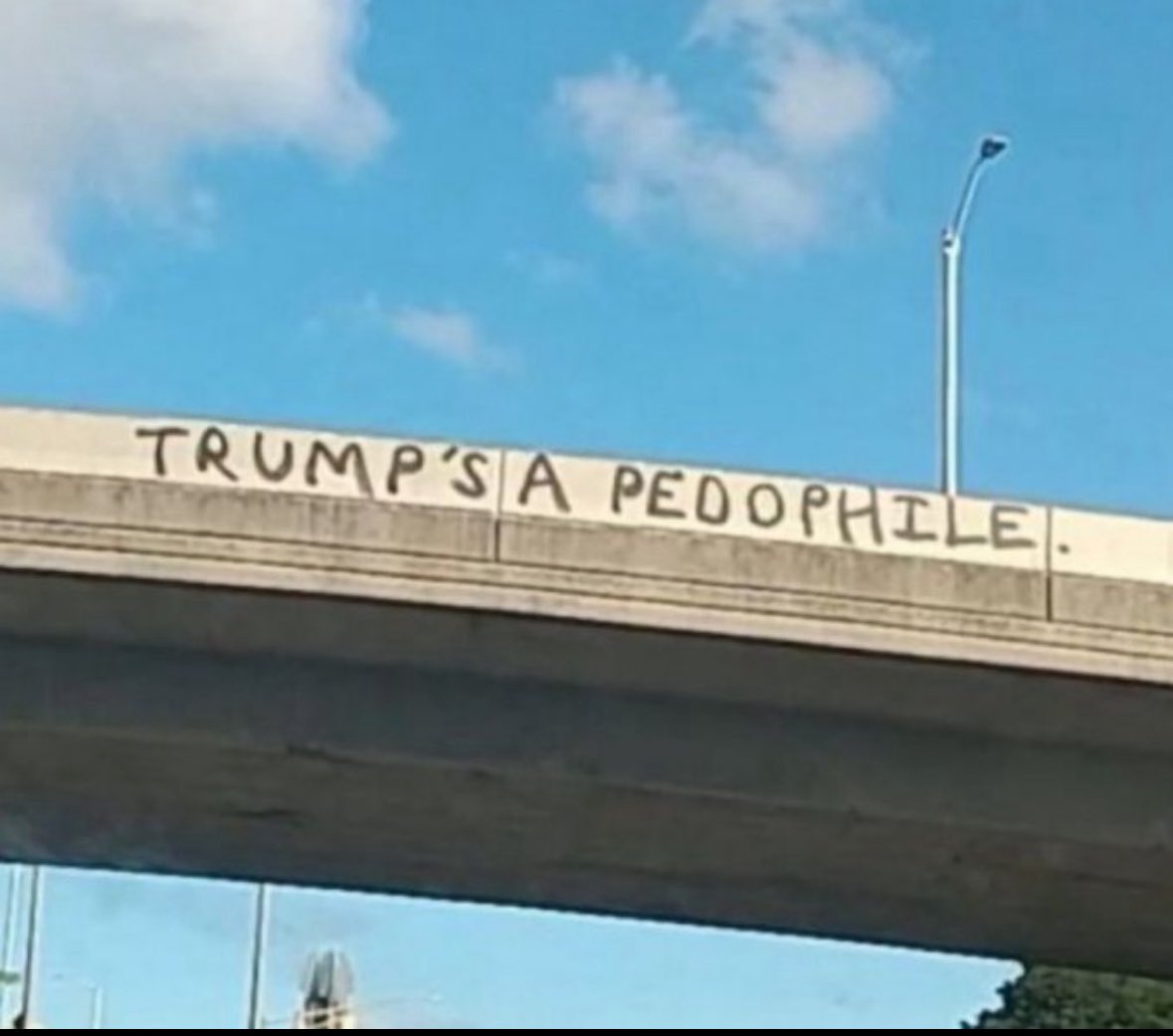 krassenstein's tweet image. I don’t support graffiti but I support the warning.
First image is Rochester, NY.
Second image is Los Angeles, CA.
SHARE IF YOU ALSO SUPPORT.