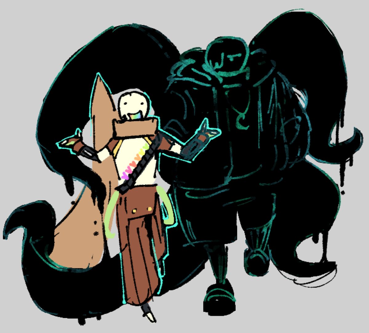 hraeesvelgr's tweet image. i loooove drawing nightmare
#undertaleAU #nightmaresans #inksans