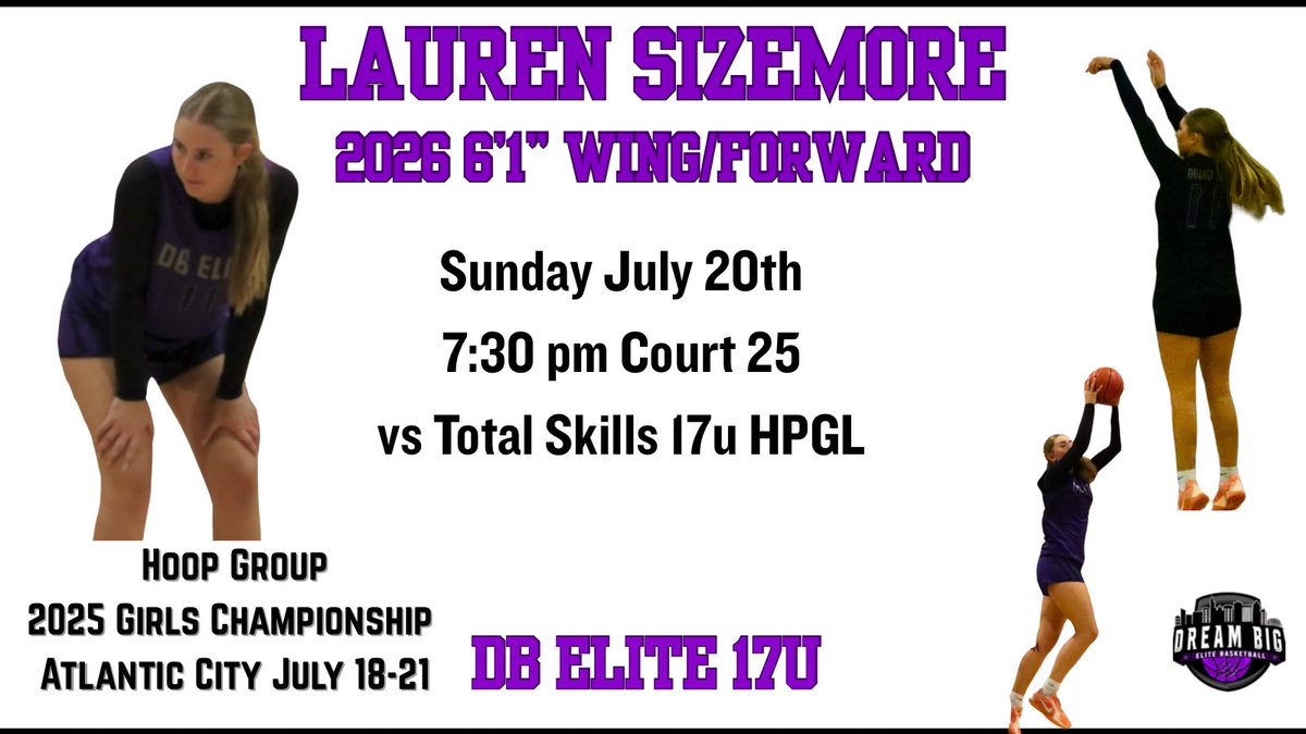 Lauren Sizemore (@laurensizemore_) on Twitter photo 3-1 so far at the Hoop Group Championship. Next game at 7:30pm!!
<a href="/DBEliteWomens/">DBEliteWomens</a> <a href="/CoachJLee21/">Jason Lee</a>
<a href="/AStateWB/">Arkansas State Women's Basketball</a> <a href="/usiwbb/">USI Women’s Basketball</a> <a href="/SouthAlabamaWBB/">South Alabama Women's Basketball 🏀</a> <a href="/UNAwbb/">North Alabama Women's Basketball</a> <a href="/TTUWBB/">Tennessee Tech Women’s Basketball</a> <a href="/panthers_wbb/">High Point Panthers </a> <a href="/LongwoodWBB/">Longwood Women’s Basketball</a> <a href="/RMCWBB/">Randolph-Macon Women's Basketball</a> <a href="/FerrumWBB/">Ferrum Women’s Basketball</a> <a href="/lynchburg_wbb/">Lynchburg Women’s Basketball</a> <a href="/WingateWBB/">Wingate WBB</a> <a href="/RoanokeWBB/">Roanoke College Women’s Basketball</a> 3-1 so far at the Hoop Group Championship. Next game at 7:30pm!!
<a href="/DBEliteWomens/">DBEliteWomens</a> <a href="/CoachJLee21/">Jason Lee</a>
<a href="/AStateWB/">Arkansas State Women's Basketball</a> <a href="/usiwbb/">USI Women’s Basketball</a> <a href="/SouthAlabamaWBB/">South Alabama Women's Basketball 🏀</a> <a href="/UNAwbb/">North Alabama Women's Basketball</a> <a href="/TTUWBB/">Tennessee Tech Women’s Basketball</a> <a href="/panthers_wbb/">High Point Panthers </a> <a href="/LongwoodWBB/">Longwood Women’s Basketball</a> <a href="/RMCWBB/">Randolph-Macon Women's Basketball</a> <a href="/FerrumWBB/">Ferrum Women’s Basketball</a> <a href="/lynchburg_wbb/">Lynchburg Women’s Basketball</a> <a href="/WingateWBB/">Wingate WBB</a> <a href="/RoanokeWBB/">Roanoke College Women’s Basketball</a>