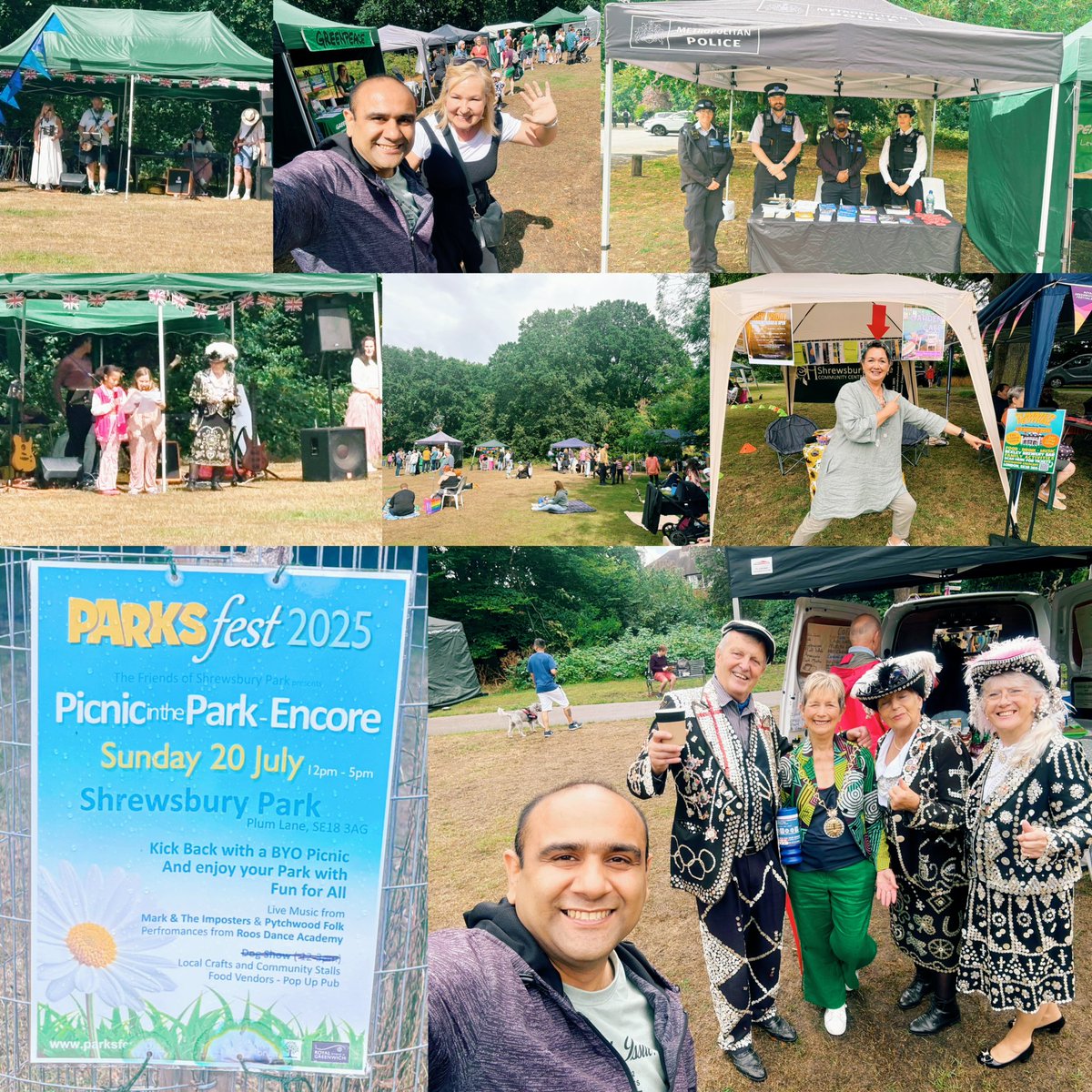 RajaZeeshan83's tweet image. A wonderful day at the Shrewsbury Park Festival 2025—great performances, lively stalls,and true Shooters Hill community spirit. Listened to residents’ concerns and picked up casework. A truly fantastic community event—hand in hand, we stand.🌳✨
#ShootersHill
#CommunityEngagement