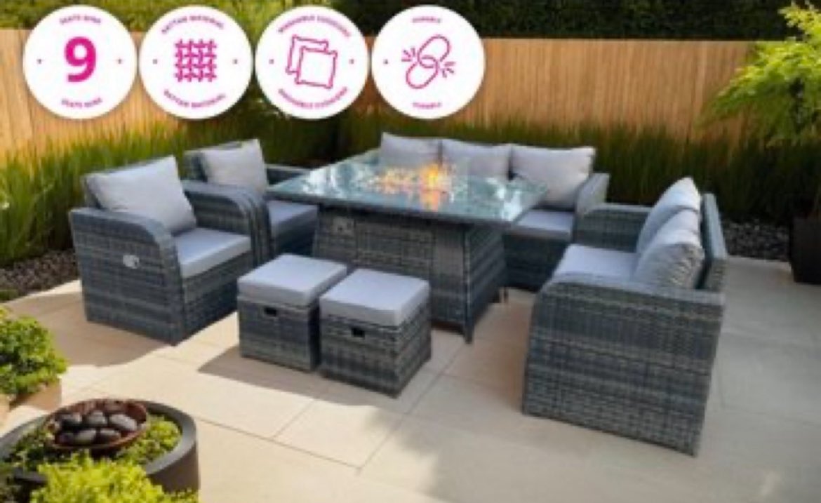 Get 66% OFF this 9 seater rattan garden furniture set 🌞 

Check it out here ➡️ awin1.com/cread.php?awin…