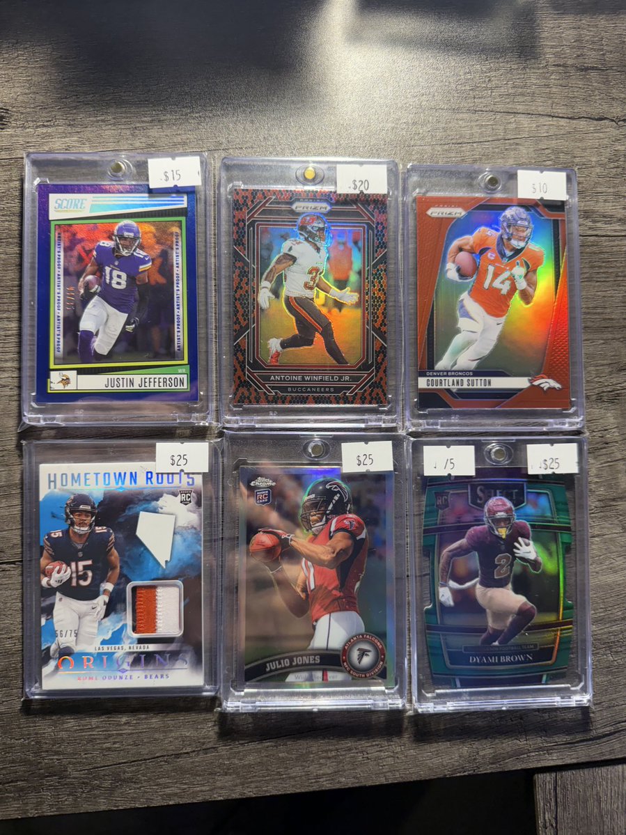 JoshuaRumph's tweet image. Football

Name to Claim

JJettas /35 - 10$
Winfield 15$
Sutton Red SP 5$
Rome /75 - 15$
Julio Refractor 20$
Dyami /5 15$