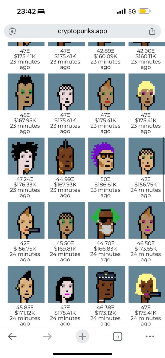 punk9059's tweet image. Hot damn wtf someone just swept more punks than I can count. 

$10,000,000 sweep in one go.  What’s happening.