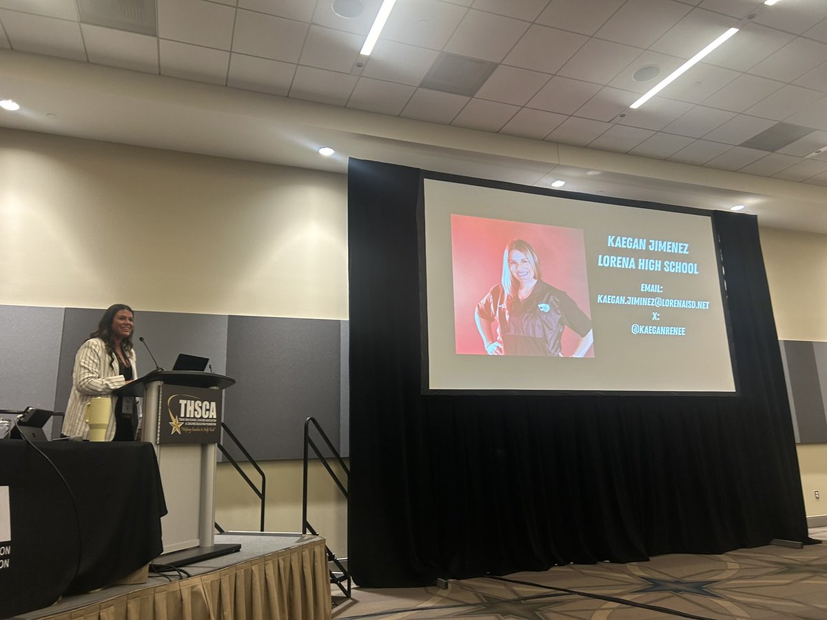 KaeganRenee's tweet image. I was honored to be able to speak today at @THSCAcoaches! I want to thank everyone who came& Given me the opportunities to lead programs and kids! & for the athletes who make it worth showing up day in and out! This profession is one of the best in the business! #THSCAconvention