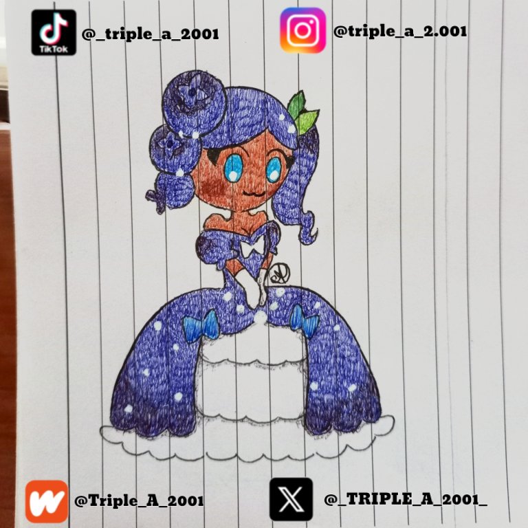 _TRIPLE_A_2001_'s tweet image. Dibujando NPCs de #CookieRun hasta que se acaben o me aburra

🫐 #BlueberryCookie 🫐
#Dibujo #Tradicional #FanArt #CookieRunKingdom 

¿Quién seguirá? 🤔