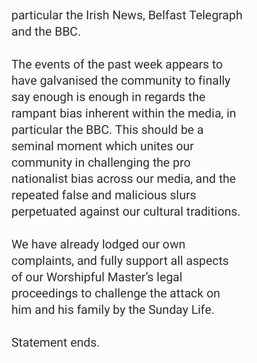 Goldsprings1037's tweet photo. Statement 20/07/3025: Declaration of Support for our Worshipful Master. https://t.co/AIFhFY3Fok