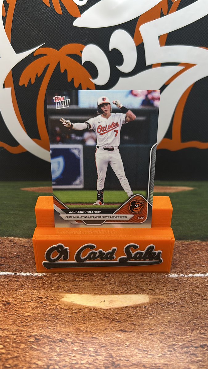OsCardGiveAways's tweet image. Orioles Win!! Like retweet and follow! I’ll select one lucky winner during the game tomorrow to receive this Jackson Card!! #Birdland