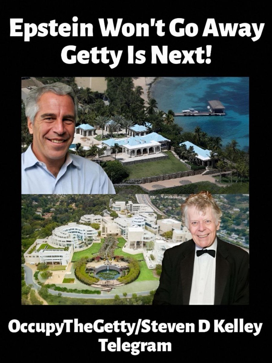 KathrynKS1975's tweet image. Epstein Won't Go Away
Getty Is Next!
TruthCatRadio.com
@IanCarrollShow
@TuckerCarlson
@astral_cat12034
@otgsdk
@otgsdk17
@OccupytheGetty0
@occupythegetty
@UnderGetty75