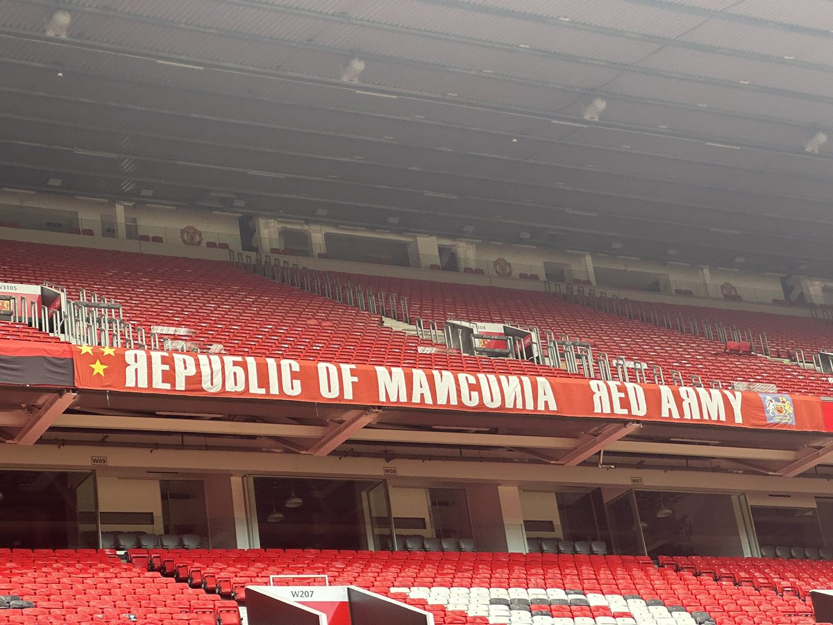 Guerrilla33's tweet image. Slow progress on the safe standing; Tier 2 Stretford End