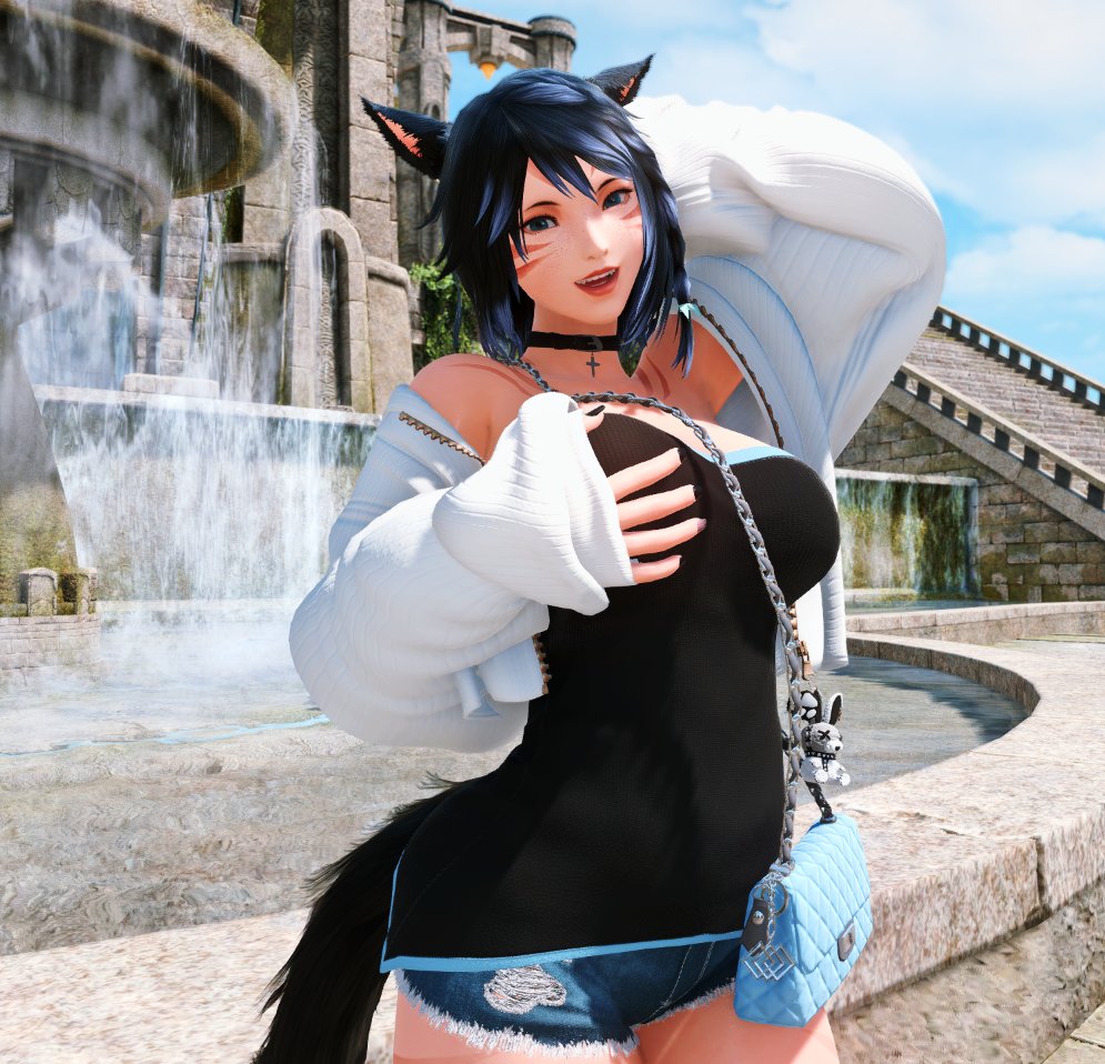 Envious_XIV's tweet image. Wanna go coin tossing together?~🩵 Hopefully our wishes come true..