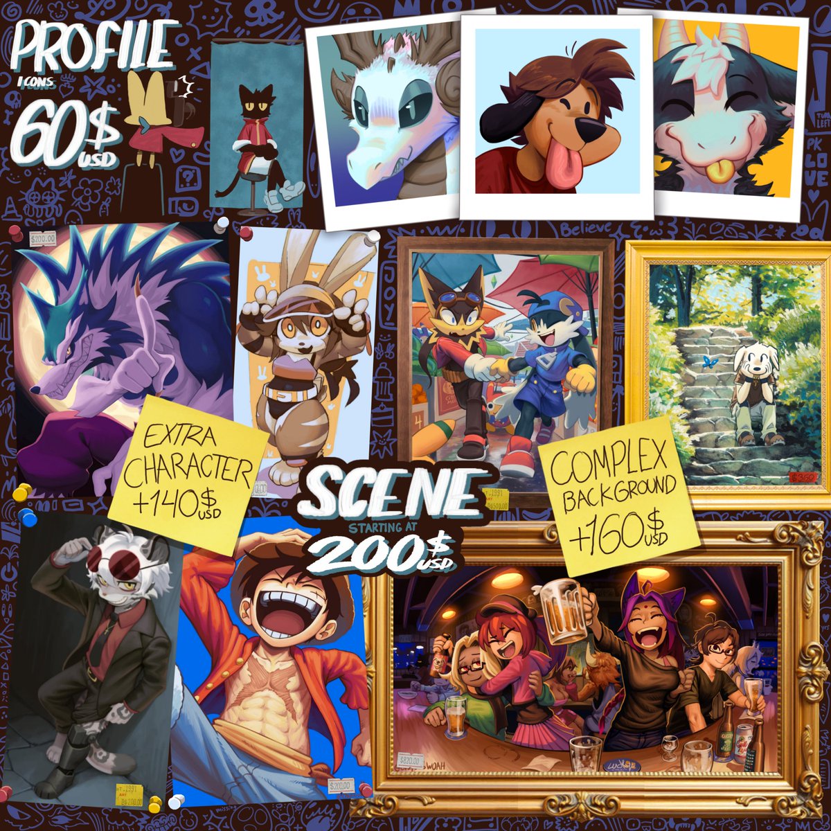 ChipsGoWOAH's tweet image. opening commissions, send me a dm if youre interested, pay through paypal only