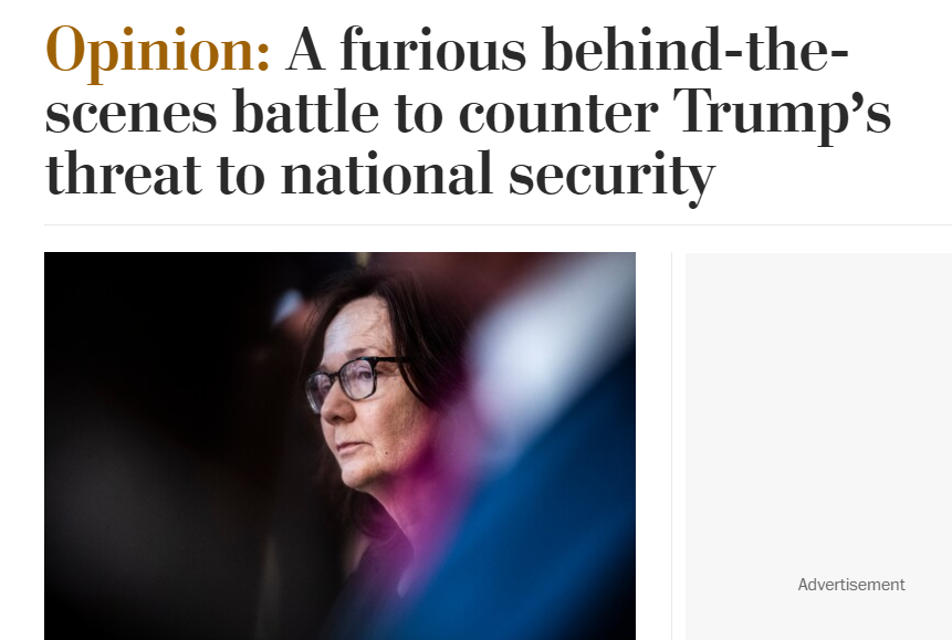 emilyakopp's tweet image. WaPo columnist David Ignatius praised Deep Staters like Gina Haspel for concealing the documents just released by DNI Tulsi Gabbard. Why would a journalist cheer for information to remain secret? We now know that he was also protecting his paper's 2018 Pulitzer Prize, which was…