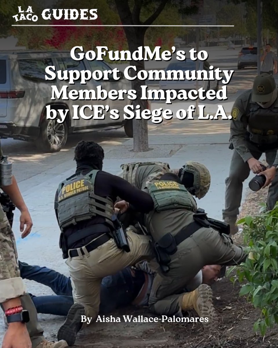 LATACO's tweet image. Here’s how to help the families of detained and deported persons.
lataco.com/six-gofundme-s…