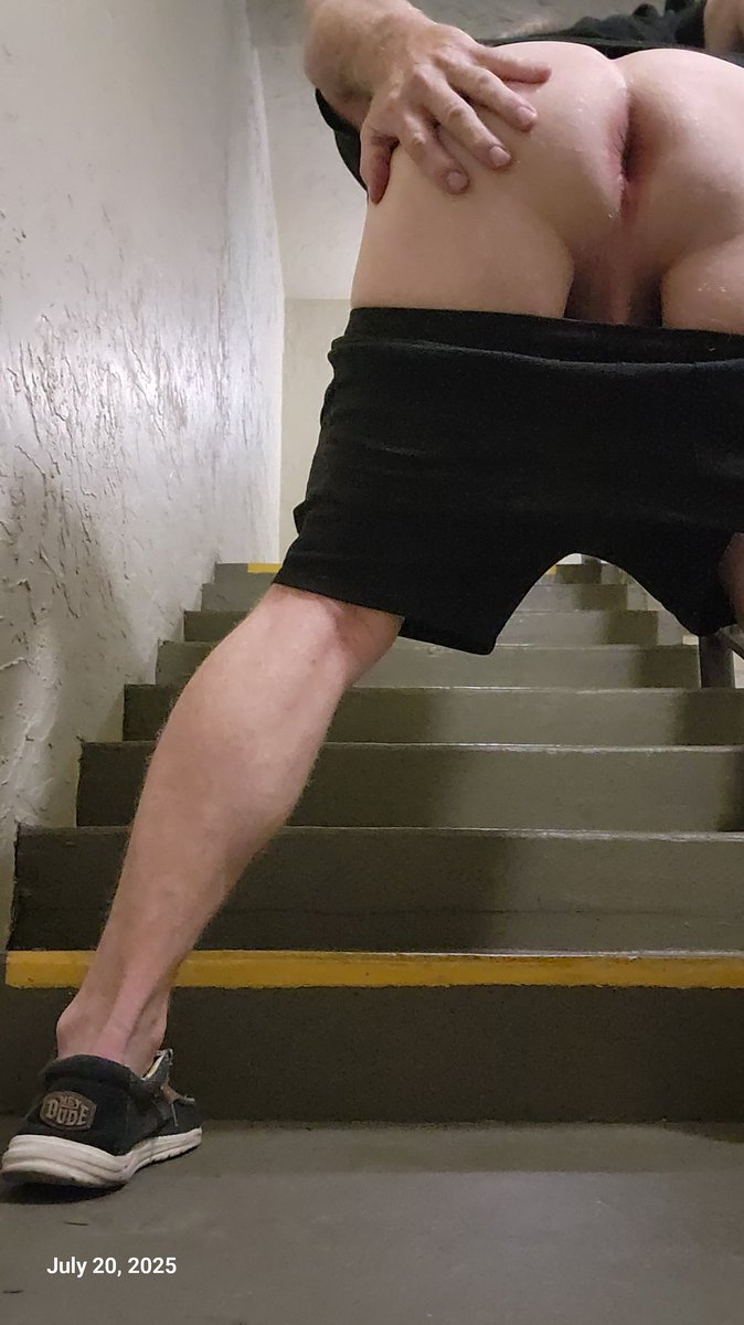 Fill me up in the stairwell