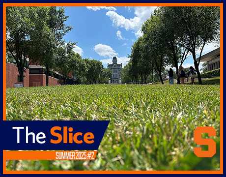 SUAlums's tweet image. 🍊 The Slice is back and full of important Orange info! 🍊
cc.syr.edu/SliceSummer25-2
🔸Catch up on news from campus
🔸Find out about upcoming events
🔸Browse #HireOrange jobs
🔸See what your friends are doing in Class Notes