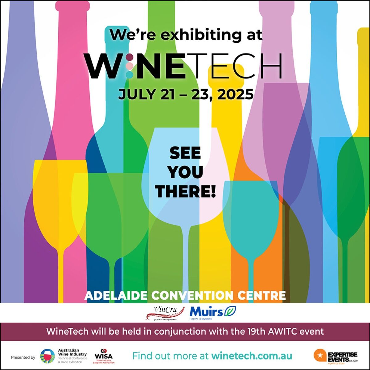 Kicking off Day 1 at Winetech 2025

📍Come visit us at booth 1312

#Winetech2025 #WineIndustry #WineInnovation #Winemaking #Enology #Viticulture #Muirs #VinCru #GrowForward