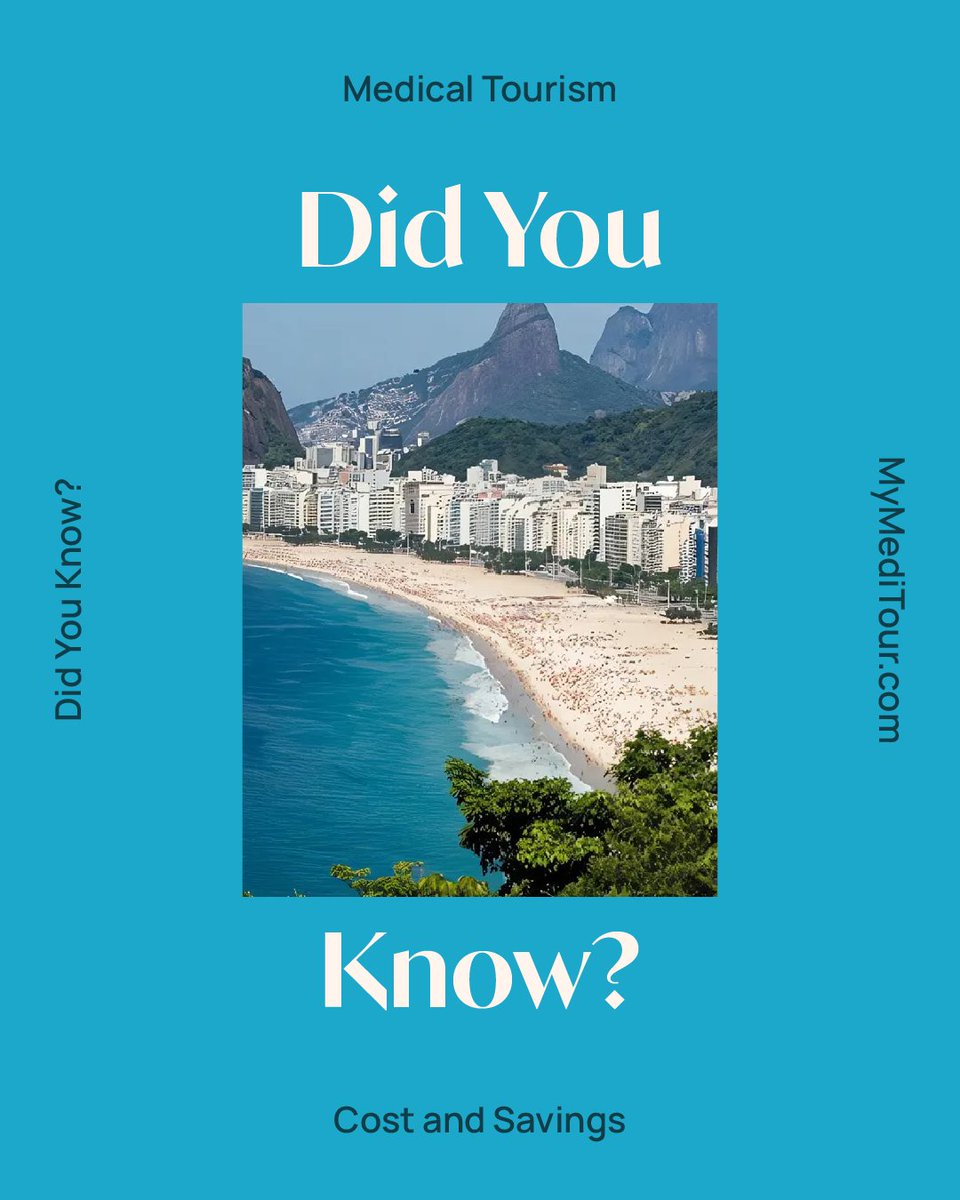 MyMediTour's tweet photo. 💡 Did you know?
You can save 30–80% on medical treatments abroad — even after factoring in flights &amp; hotels! 🌍✈️

Explore safe, affordable healthcare with a vacation twist.
👉 [https://t.co/Cyz4z4jqMk]

#MedicalTourism #MyMediTour https://t.co/wXCDpuZGSR