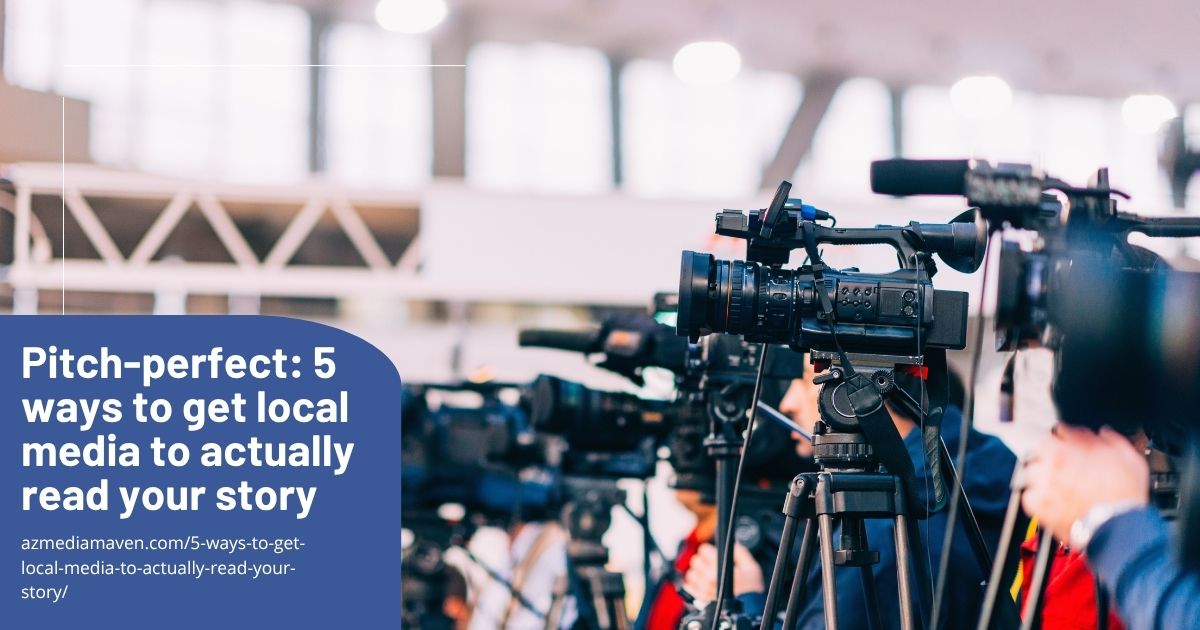 📸 Whether you're a small business or a solo storyteller, your story deserves to be heard.
Discover 5 smart ways to get local media to pay attention.

Read it here: azmediamaven.com/5-ways-to-get-…

#LocalPR #ContentStrategy #AZMediaMaven