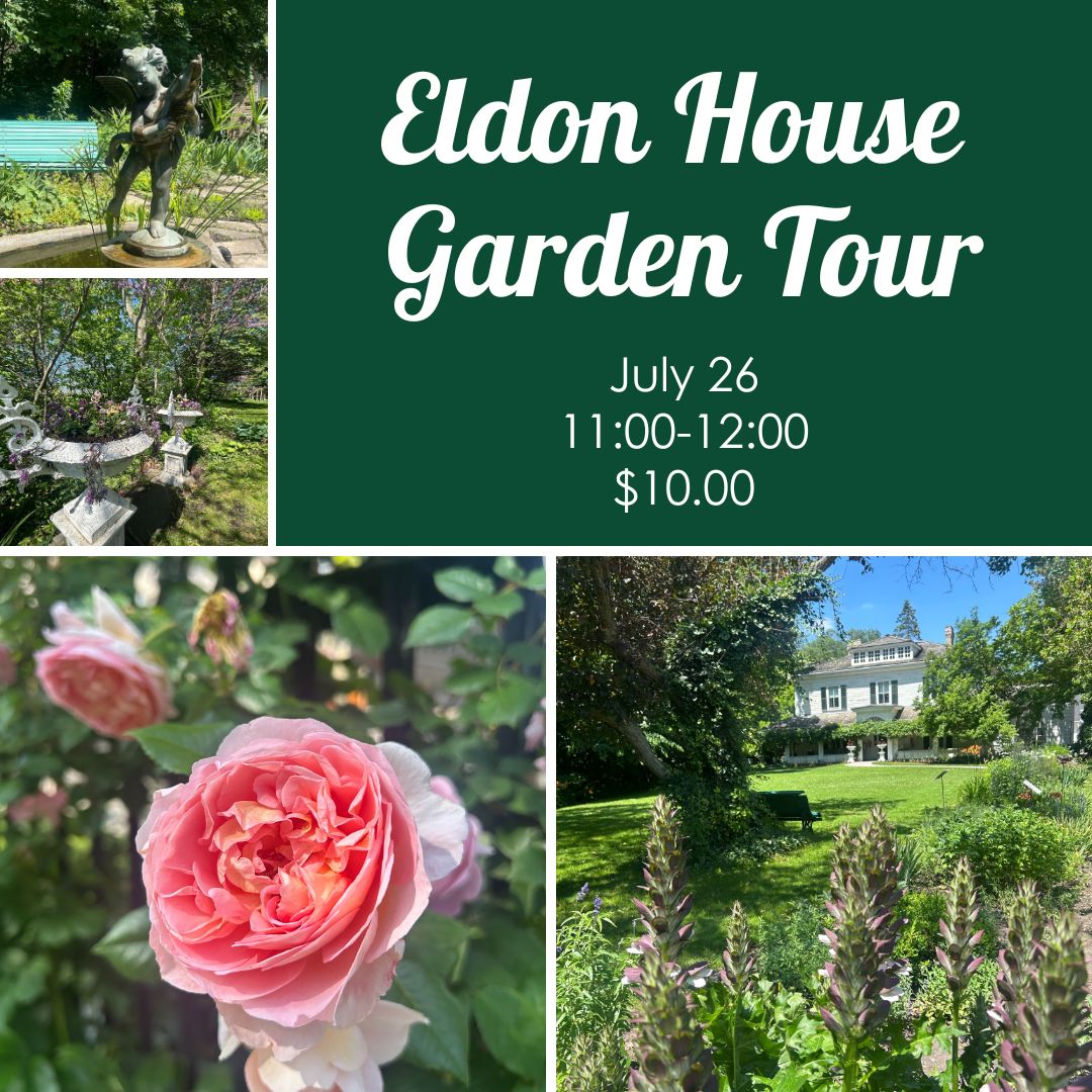 Are you curious about the history of the Eldon House gardens? Join us on July 26 and learn more about the gardens and Harris Park! Register here: eldonhouse.ca/product/garden…

#Gardens #LdnOnt #Museums