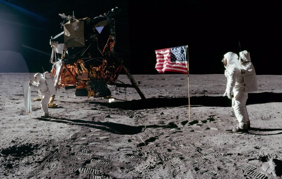 lee_allred's tweet photo. 56 years ago today: a couple of guys got in their steps for the day.  
#OneSmallStepForMan #OneGiantLeapForMankind 
#Apollo11 https://t.co/eXlauzsjGI