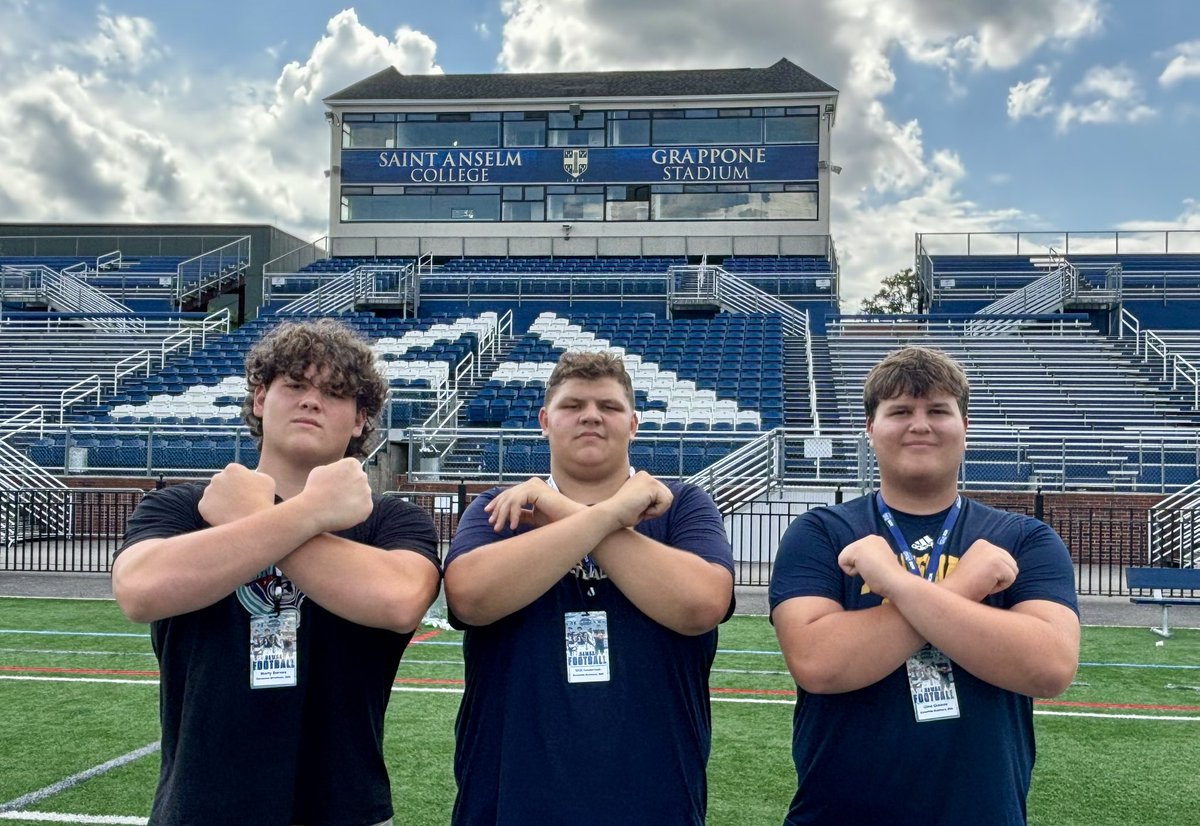 Donald “Will” Anderson ‘26 (@will_anderson58) on Twitter photo Had a great time at <a href="/STAHawksFB/">Saint Anselm Football 🏈 #BCM</a> today.Thank you <a href="/Coach_GageHayes/">Coach Gage Hayes</a> for the invite!
<a href="/XBHS_Football/">Xaverian Football</a> Had a great time at <a href="/STAHawksFB/">Saint Anselm Football 🏈 #BCM</a> today.Thank you <a href="/Coach_GageHayes/">Coach Gage Hayes</a> for the invite!
<a href="/XBHS_Football/">Xaverian Football</a>