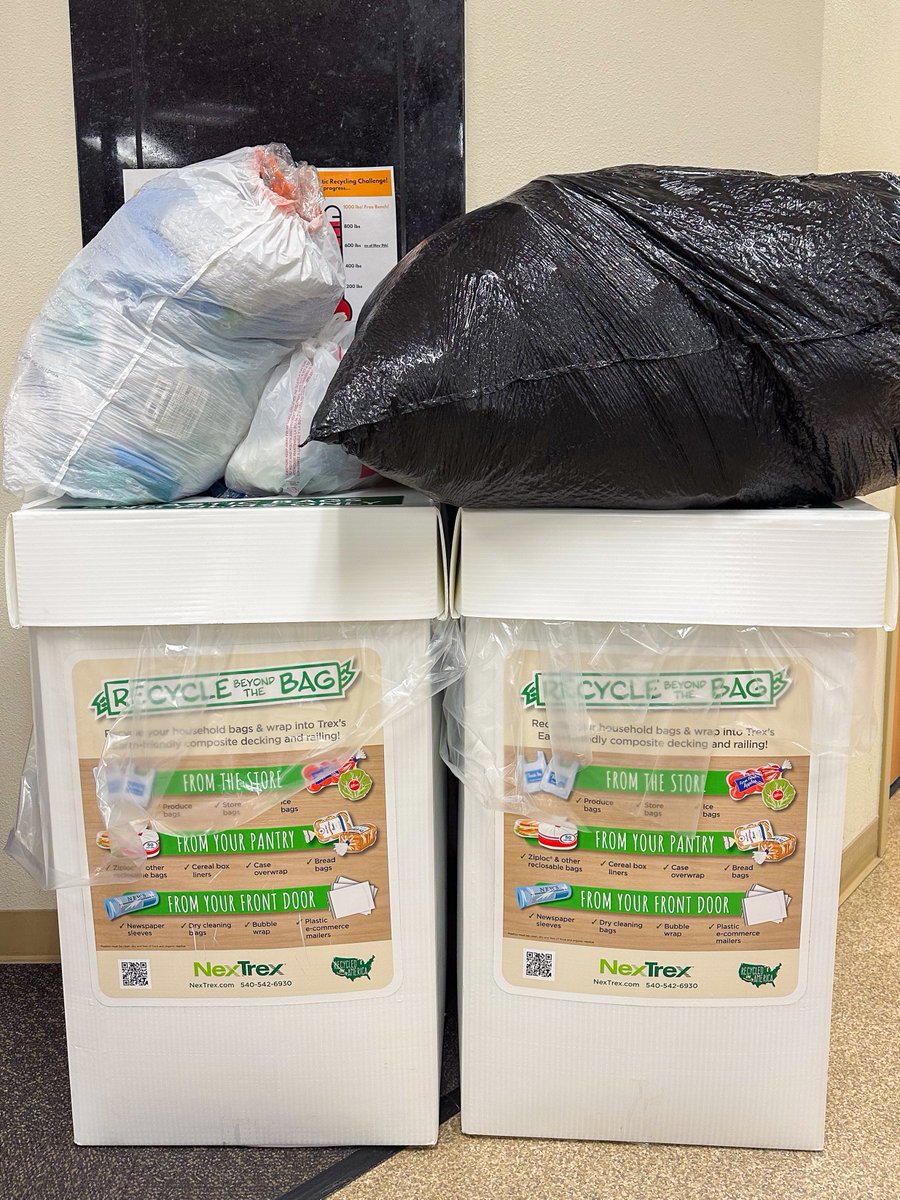 Planning to attend a Reno City Council Meeting this month? Bring your unwanted plastic bags! We are about 100 pounds short of our 1,000 pound goal!
Last year, we took the NexTrex Recycling Challenge and we are almost to our goal!