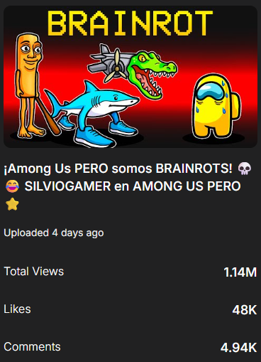 Started uploading Among Us mods, and <a href="/silviogamerhd/">Silvio 悟</a>’s views are growing like crazy! 🚀 We’re here to provide the latest mods for you.

If you're a YouTuber, try our Among Us mods and watch your views skyrocket! 🎮

#Amongus #italianbrainrot #silviogamer