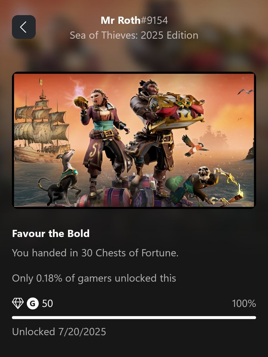 Jyroth_'s tweet image. The amount of time that goes into these SoT challenges is insane, never played a game this grindy