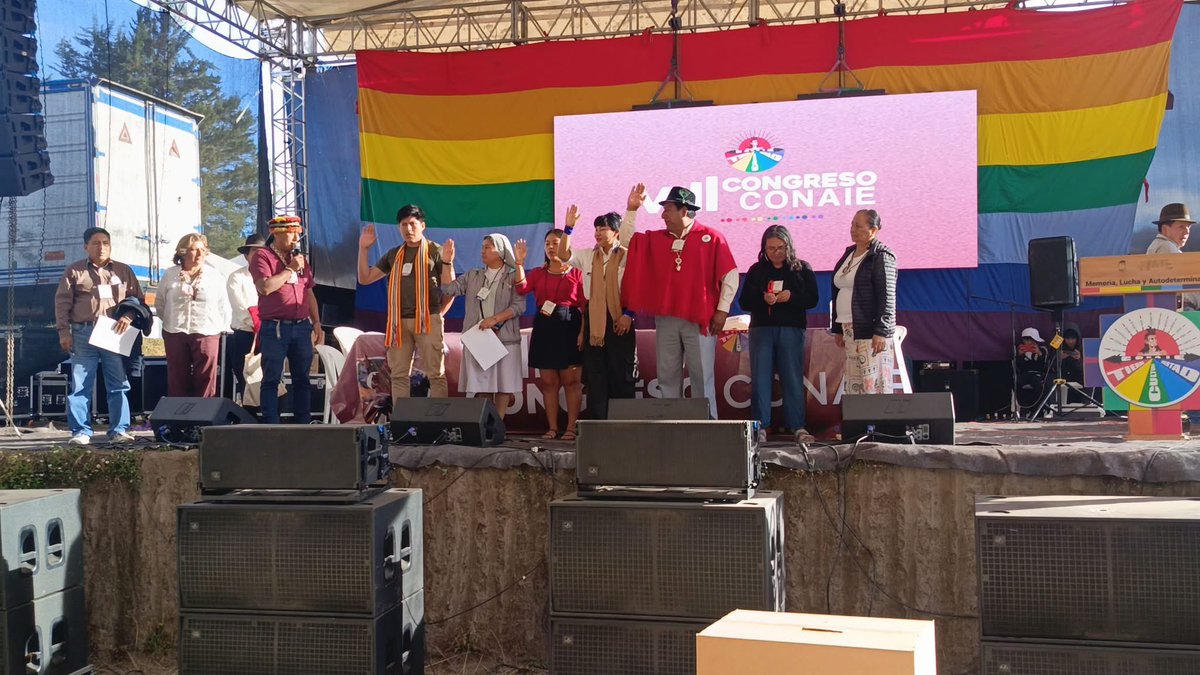 LancerosDigital's tweet image. Se proclama al Tribunal Electoral del VIII Congreso de la @CONAIE_Ecuador y se inicia con la elección del nuevo Consejo de Gobierno del Movimiento Indígena