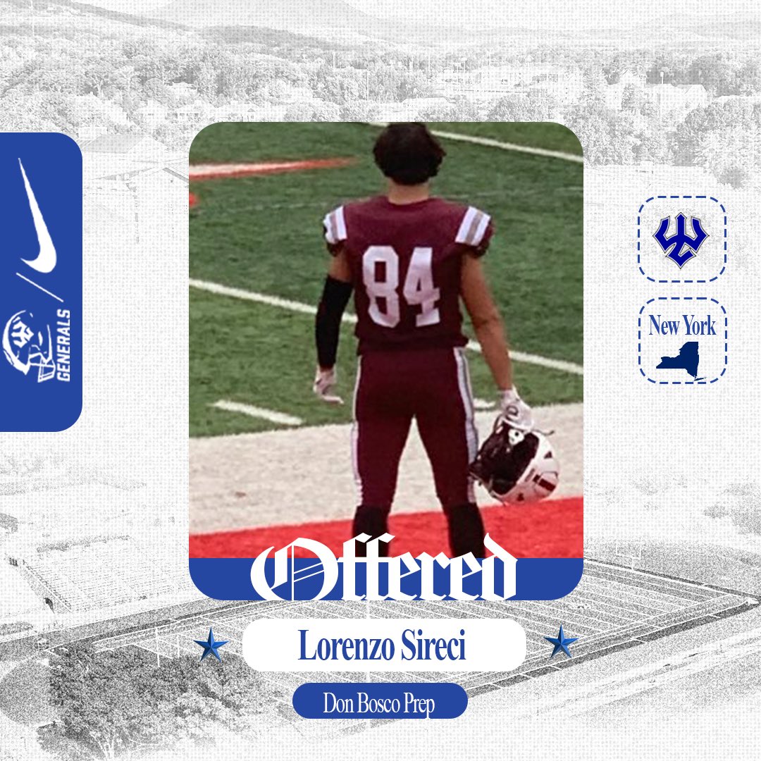 Lorenzo Sireci (@lorenzosireci) on Twitter photo I’m honored and blessed to receive my second offer from Washington and Lee University! <a href="/Coach_Kirk4/">Andrew Kirkland</a> <a href="/coach_rapoza/">Coach Rapoza</a> <a href="/NickKazandjian/">Coach K</a> <a href="/coachlerose/">Coach Lerose</a> <a href="/CoachCollinsII/">Tony Collins II</a> <a href="/coach_vj/">Vaughn Johnson</a> <a href="/Generals_Fball/">GeneralsFootball</a>
<a href="/Cody_High/">Coach High</a> <a href="/CoAcHKeLZZz3/">Markell Harrison</a> <a href="/RockPerkins52/">Bill Perkins</a> I’m honored and blessed to receive my second offer from Washington and Lee University! <a href="/Coach_Kirk4/">Andrew Kirkland</a> <a href="/coach_rapoza/">Coach Rapoza</a> <a href="/NickKazandjian/">Coach K</a> <a href="/coachlerose/">Coach Lerose</a> <a href="/CoachCollinsII/">Tony Collins II</a> <a href="/coach_vj/">Vaughn Johnson</a> <a href="/Generals_Fball/">GeneralsFootball</a>
<a href="/Cody_High/">Coach High</a> <a href="/CoAcHKeLZZz3/">Markell Harrison</a> <a href="/RockPerkins52/">Bill Perkins</a>