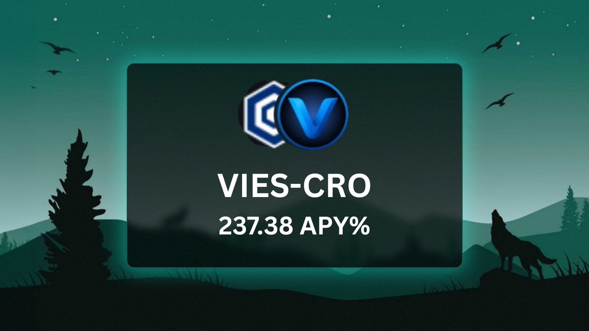 compoundrdotapp's tweet image. Vault of the day:

$VIES - $CRO 🔥

APY: 237.38% 👀

TVL: $1,820+ 💵

ENDS: 16th September 🗓️

Farm smarter on CompoundR 🧑‍🌾