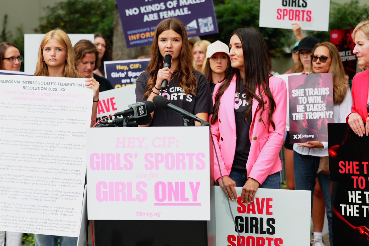 realSonjaShaw's tweet image. BOYS don’t belong in girls’ sports or locker rooms.
Parents have HAD ENOUGH of Sacramento’s radical agenda.
I’m a CA mom running for State Superintendent to protect our daughters and take back our schools.
Grab your #SaveGirlsSports shirt and join the movement:…