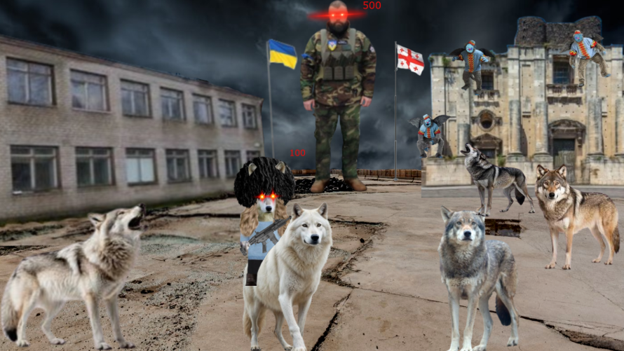 Rowan_M72's tweet image. It's time to level up friends! This one has a twist so keep reading. The Flyniks are descending on our position and #DarkMamuka @Mamulashvili_M has been activated. A $3 donation to @georgian_legion🇬🇪🐺🇺🇦 Paypal: help2164wolves@proton.me gets you in on the action. A $5 donation👇