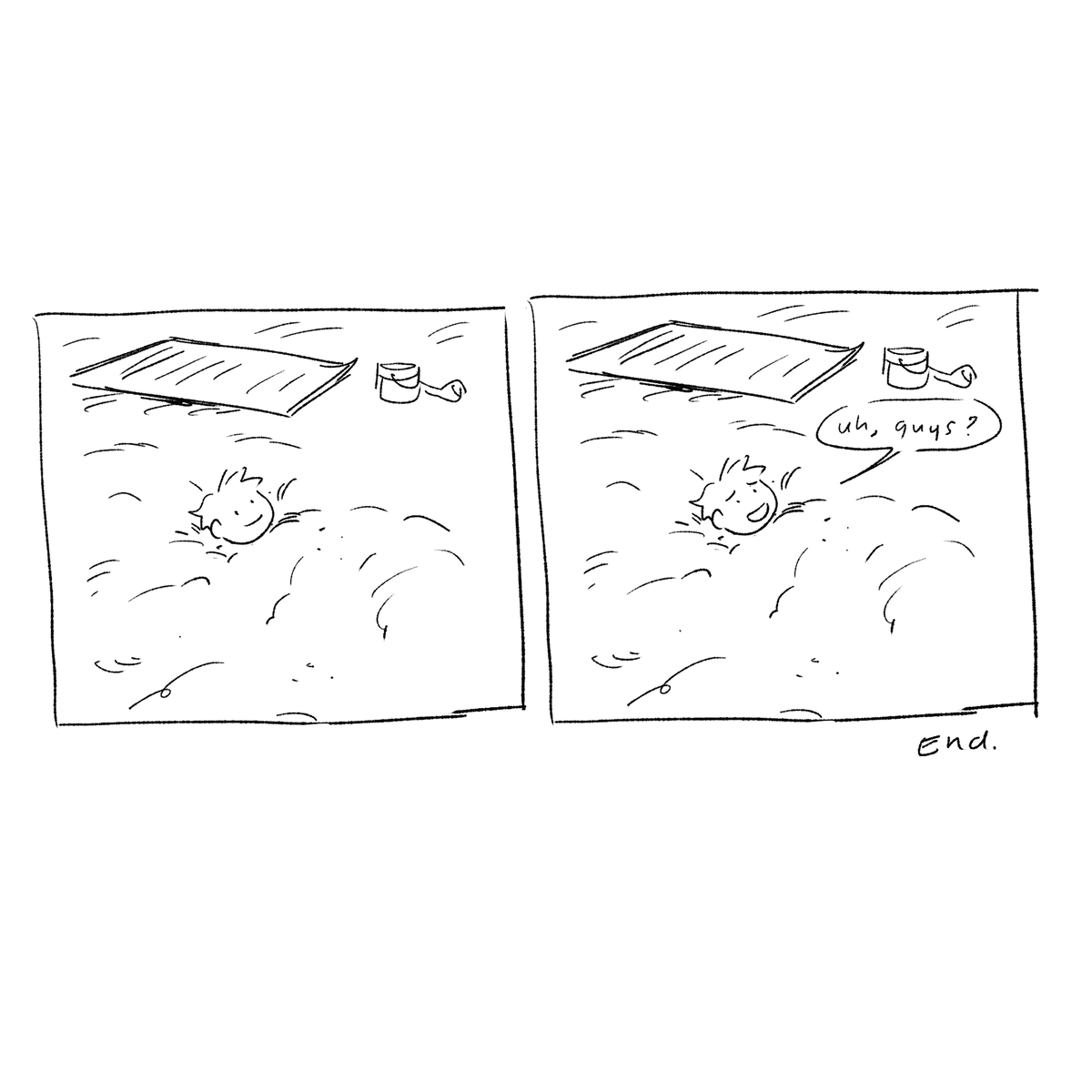 for ko-fi member june monthly art poll. they wanted beach episode