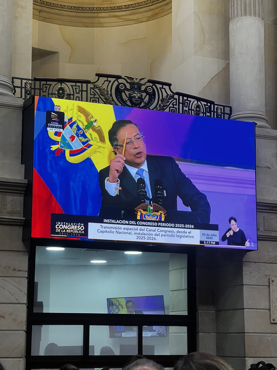 Julián Gallo (@jgallocomunes) on Twitter photo El presidente <a href="/petrogustavo/">Gustavo Petro</a> en la instalación del Congreso: “Quienes creen que silenciando al pueblo son demócratas, no lo son” El presidente <a href="/petrogustavo/">Gustavo Petro</a> en la instalación del Congreso: “Quienes creen que silenciando al pueblo son demócratas, no lo son”