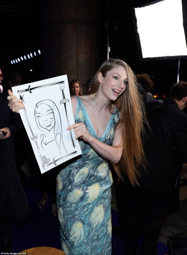 Hunterschaferf's tweet image. Hunter Schafer GQ night of creativity 鉁笍