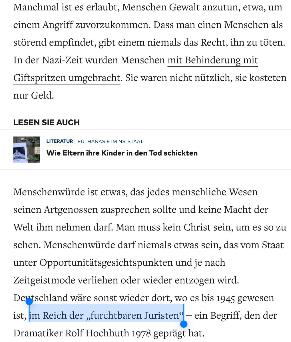 berthoppe's tweet image. Martenstein setzt Brosius-Gersdorf nun mit Roland Freisler gleich.
Was kommt als Nächstes? Eine Fatwa?