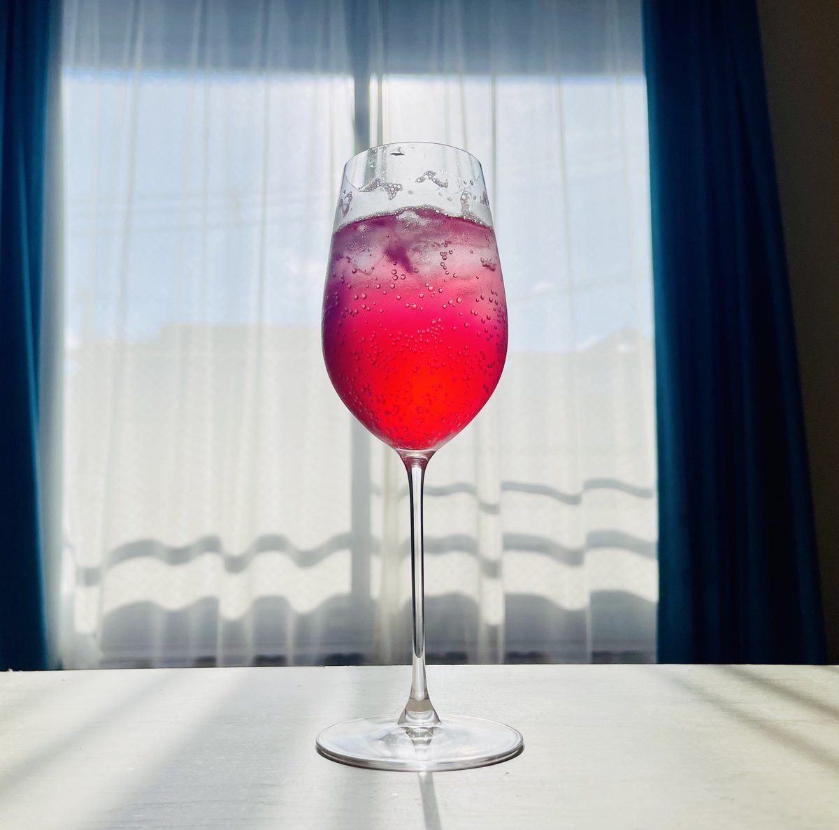 おはようございます。
朝の1杯
赤しそジュース。
夏バテ防止に抜群です！