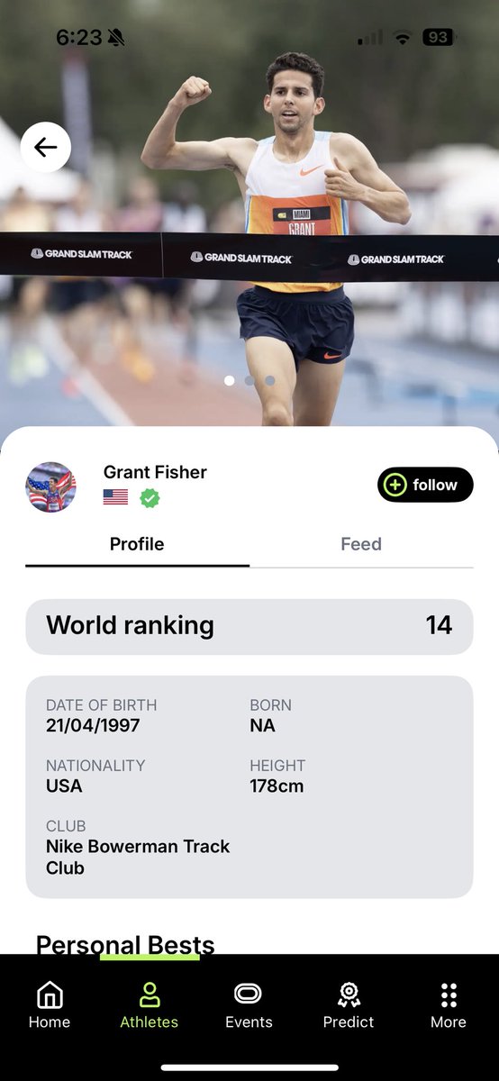 ctmclaugh's tweet image. Just downloaded the Track, Field & Life app. It’s great! I can’t wait to follow some of my favorite athletes, including Grant Fisher of Nike Bowerman Track club.
@Predamame