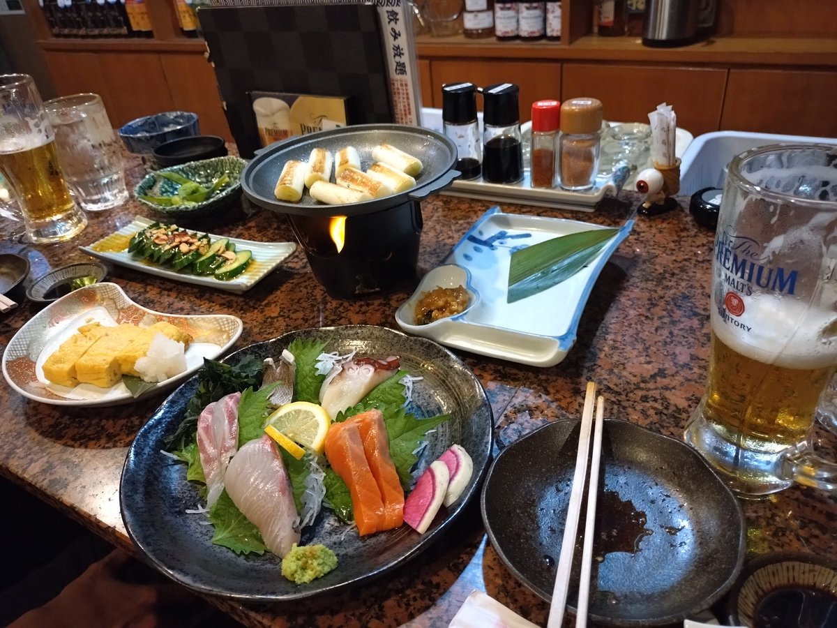 makemonocf's tweet photo. 昨日は初めて内臓系やられてしまったが何とかゴール！
無事応援に来てくれた阿部ちゃんと打ち上げしてビールで胃腸を整えました(笑) https://t.co/M8TtUzhqGR