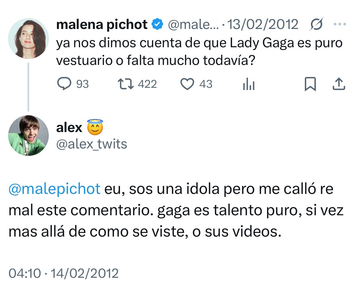 alex_twits's tweet image. yo también tuve mi momento de desacuerdo con malena 💔