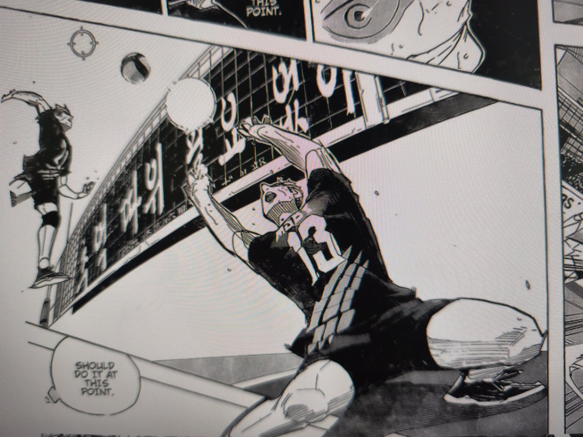 mayell__'s tweet image. This panel hits hard, can't wait for Miya to toss it to Hinata 🥹