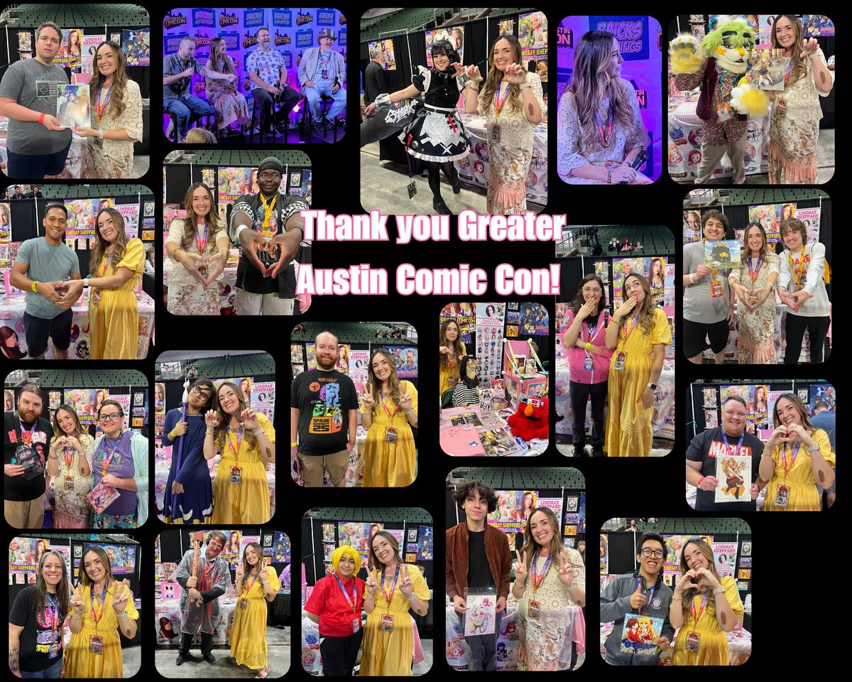 LSheppardVO's tweet image. Thank you so much to everyone that came out to Greater Austin Comic Con!!! To all the fans and staff and volunteers and fellow guests, thank you for making this such an incredible weekend!!! You all were amazing!!!
@GreaterAustinCC
