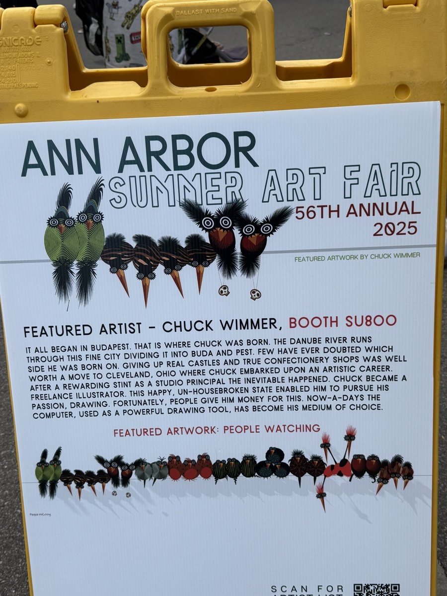 RepDebDingell's tweet image. So much talent on display at the Ann Arbor Art Fair, a long and historic community celebration.