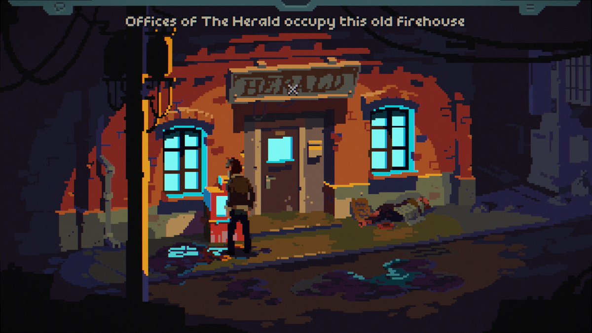 georgebsocial's tweet image. So here's my Steam review on "The Drifter". I loved it.
store.steampowered.com/app/1170570/?s…
---
Okay Boss, here we go.
The Drifter is the Doom/Half-Life of point and click adventures. It's bar raising, in my opinion and tries to drag the genre kicking and screaming into the future.
What…