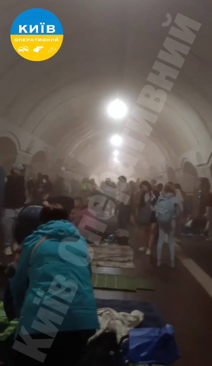 rusians deliberately hit a subway station entrance where people shelter? 

rusians deliberately hit a subway station entrance where people shelter.