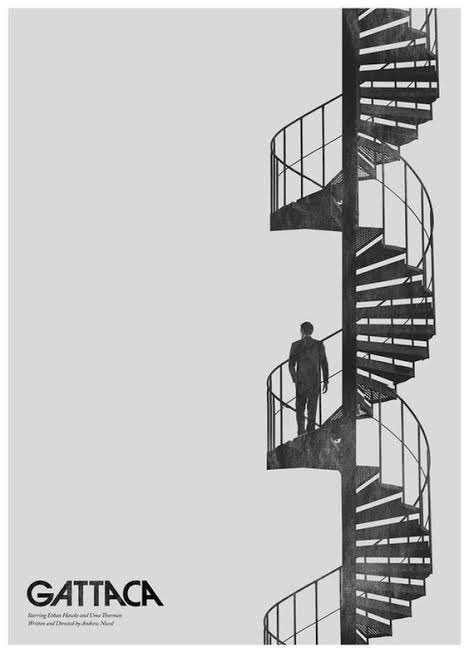 Ferranmx's tweet image. Gattaca, 1997
Dir. Andrew Niccol
Si Parasite jugaba con la simbología entre las escaleras/alturas/desniveles y las clases sociales, Gattaca lo hizo con la supremacía e injusticia genética.
Peliculón.