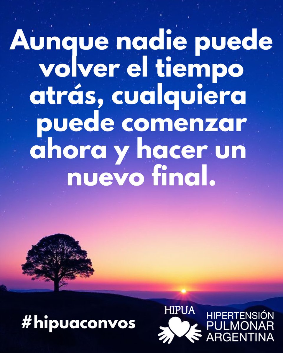HIPUA (@hipua) on Twitter photo Tener Hipertensión Pulmonar cambia muchas cosas, pero no borra tu valor ni tus ganas de vivir. Cada día es una oportunidad para elegirte, cuidarte y avanzar, aunque sea de a poco. Respirá hondo: la esperanza también es parte del tratamiento. 💙
#HipertensiónPulmonar #Hipuaconvos Tener Hipertensión Pulmonar cambia muchas cosas, pero no borra tu valor ni tus ganas de vivir. Cada día es una oportunidad para elegirte, cuidarte y avanzar, aunque sea de a poco. Respirá hondo: la esperanza también es parte del tratamiento. 💙
#HipertensiónPulmonar #Hipuaconvos